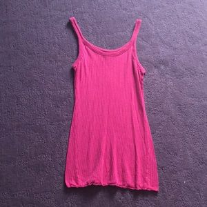 Pink tank top